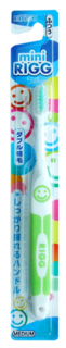 001905 "EBISU" Зубная щетка (для детей от 3-х лет. С комбинированным ворсом и прорезиненной ручкой. Средней жесткости), 1/360