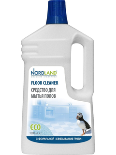 Средство для мытья полов NORDLAND концентрат с формулой "Связывания грязи", 1 литр