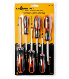 Набор отверток Квалитет 6 шт НО-6