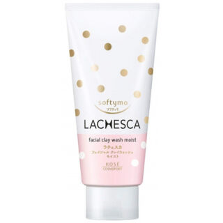 Пенка для умывания KOSE Softymo Lachesca Clay Wash Moist увлажняющая, с белой глиной и гиалуроновой кислотой, 130г