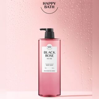 537568 "Happy Bath" Гель увлажняющий парфюмированный для душа "черная роза" 760 мл 1/8