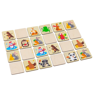 Мемори Животные, развивающая игрушка для детей, арт. ПЗЛ2135