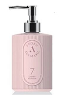 061832  "ALLMASIL" Питательный парфюмированный гель для душа с церамидами Cherry Blossom с нежным и сладким ароматом цветущей вишни 300 мл 1/40