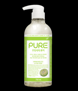 884726 "Pigeon" "Пьюэ" Гель для мытья посуды Virgin Mojito (подходит для мытья овощей и фруктов) 750 мл 1/12