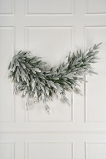 Ветка хвои Кассиопея, заснеженная, Max Christmas, длина 160 см