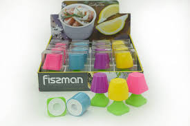 7626 FISSMAN Солонка или перечница в форме настольной лампы в ассортименте (силикон)