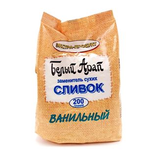 Заменитель молочного продукта Белый Арап ванильный, 200г