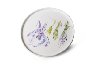 FISSMAN Тарелка Provence rabbit 25см (фарфор)