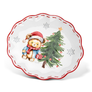 0380 FISSMAN Тарелка овальная 24х20см (доломит)