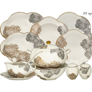 Обеденный сервиз Lenardi Миллениум 28 предметов, в подарочной упаковке, арт. 666-376