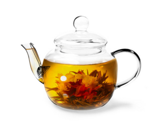 9449 FISSMAN Чайник заварочный 1000мл со стальным фильтром (стекло)