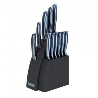 Набор ножей 11пр. на подставке в подарочной упаковке арт. 195-011