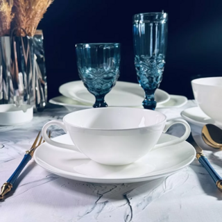 Бульонница Lenardi Atlant 400мл, костяной фарфор, в подарочной упаковке, арт. 205-619