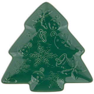 Тарелка-ёлка LEFARD CELEBRATION, 18 см, зеленая, арт. 189-323