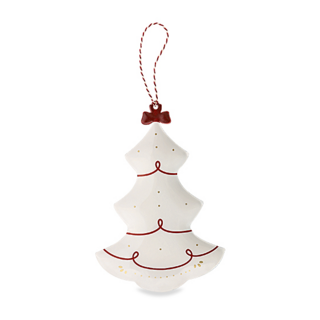 Ёлочная игрушка LUKNO Ёлка, красная