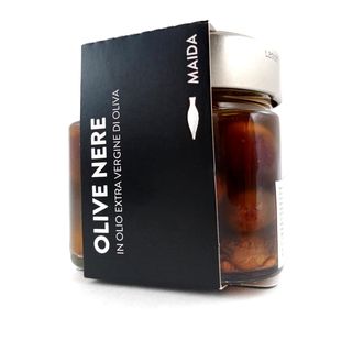 Черные оливки MAIDA в оливковом масле первого холодного отжима, 260гр