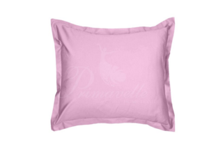 Наволочка из однотонного сатина с ушками светло-лиловая, размер 52x74
