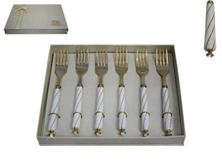 Набор из 6 вилок Lenardi DE LUX в подарочной упаковке, арт. 198-004