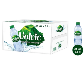 Вода минеральная Volvic без газа, пэт, 500 мл (24 шт)