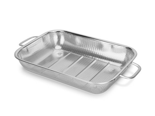 8449 FISSMAN Дуршлаг 36х21,5см (нерж.сталь)