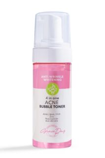 656374 "Grace Day" 4 In One Acne Bubble Toner  Пузырьковый тонер для проблемной кожи, склонной к воспалениям с экстрактом центеллы азиатской, цинком и ниацинамидом 150мл 1/60