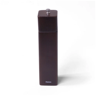 8193 FISSMAN Мельница для перца квадратная 21,5x5см (деревянный корпус, нерж.сталь)