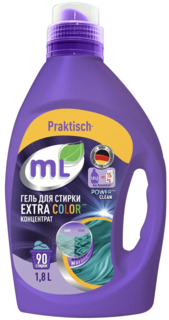 ML Гель для стирки EXTRA COLOR концентрат, Meine Liebe, 1,8 л