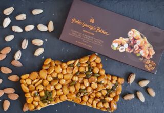 Твердый туррон с миндалём Маркона, фундуком и фисташками / Delicatessen, уп. 250 гр.