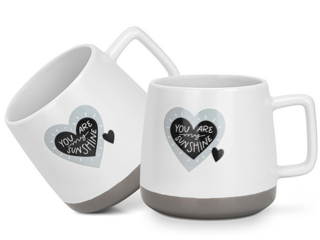 3723 FISSMAN Набор из 2-х кружек 400 мл YOU ARE MY SUNSHINE (фарфор)