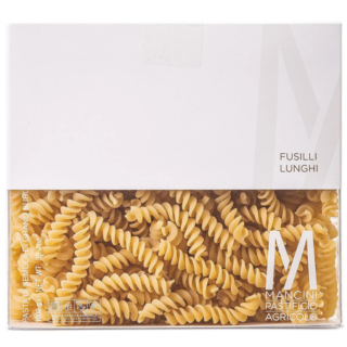 Паста Mancini Фузилли Лунго из твердых сортов пшеницы, 1кг