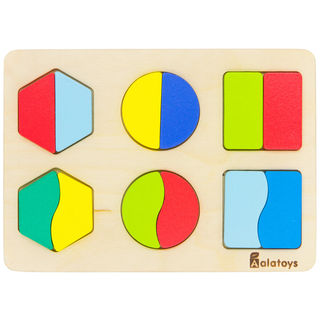 Пазлы Дроби - фигуры, развивающая игрушка для детей, арт. ДР1501