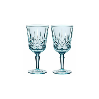NOBLESSE COLORS - Набор бокалов 2 шт. для вина 355 мл, голубой