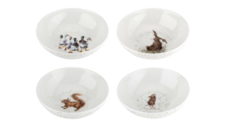 Набор салатников порционных Royal Worcester Забавная фауна, 15 см, 4 шт.