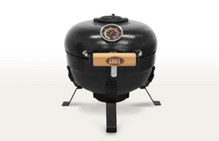 Портативный керамический гриль TRAVELLER 12 дюймов, START GRILL PRO, черный