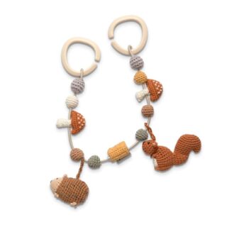 Вязаная подвеска для детской коляски Sebra "Сумерки"