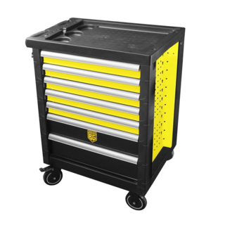 Тележка инструментальная 7 ящиков c системой антиопрокидывания BERGER BG1509