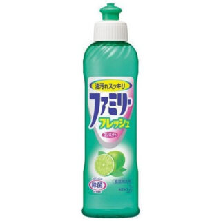 Средство для мытья посуды KAO Family Fresh, овощей и фруктов, с ароматом лайма, 270 мл