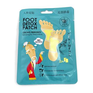 Патчи-детокс для ног Mi-Ri-Ne с женьшенем, 16г