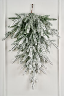 Капля из хвои Кассиопея заснеженная, Max Christmas, длина 115 см