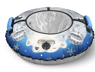 Тюбинг Nika ТБ3К-85/БМ с белым медведем ТБ3К-85/БМ