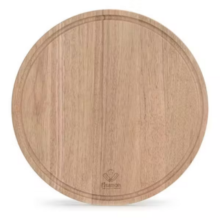 8068 FISSMAN Доска разделочная круглая 35x35x1,5см (гевея)