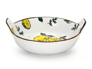 6037 FISSMAN Форма для сервировки с ручками LIMONCELLO 19,3х17,5х6,4см (фарфор)