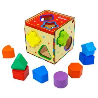Сортер Куб, развивающая игрушка для детей, арт. СОР80