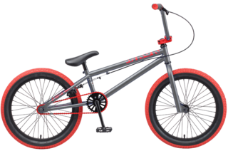 Велосипед BMX Mack 20" серый 2022