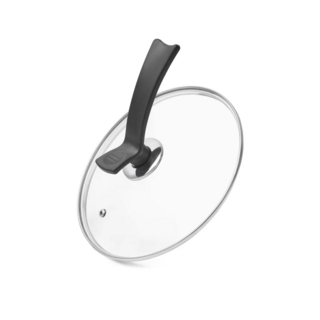 19912 FISSMAN Крышка 22 см со стальным ободком (стекло)