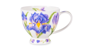 Кружка Dunoon Ирис Скай 450 мл, фарфор костяной