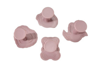 8555 FISSMAN Набор из 4 вырубок для печенья или мастики (пластик)