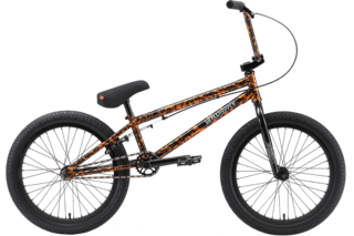 Велосипед BMX Grasshoper 20" оранжево-черный  2022