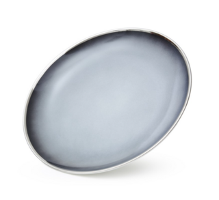 13713 FISSMAN Тарелка ELEGANTE GRAY 23см (фарфор)