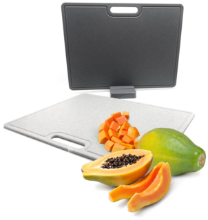 8048 FISSMAN Набор из 2-х разделочных досок 40x30см (пластик)